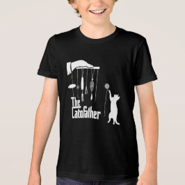 Camiseta Gráfica Paródia do Gato da Máfia Engraçad
