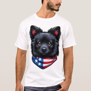 Camiseta Gráfica Patriot Pup