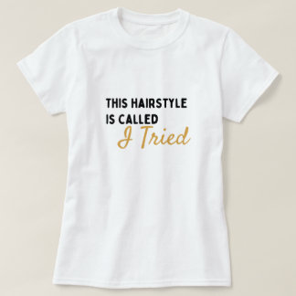 Camiseta Gráfica Personalizada de Cabelo do Dia Di
