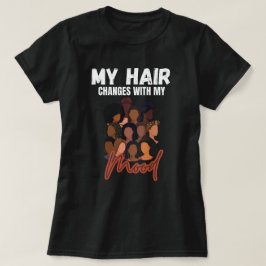 Camiseta Gráfica Personalizada de Penteados Black