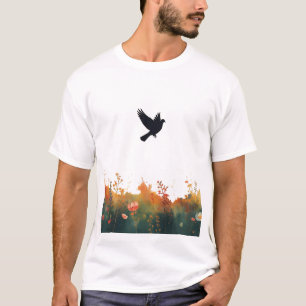 Camiseta Gráfica Pombo da Paz – Erga-se Acima da G