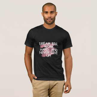 Camiseta Gráfica Preta | Camiseta Citação Mindset