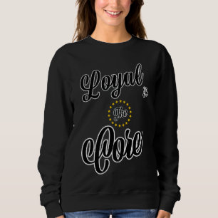 Camiseta Gráfica Preta com Letra Negrito Leal até