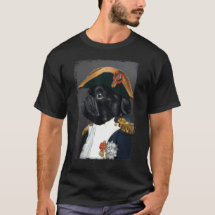 Camiseta Gráfica Pug Dog Dad Mom Homens Mulheres E