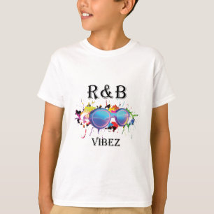 Camiseta Gráfica R&B Vibez Estética Musical Colo