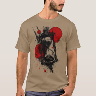 Camiseta Gráfica Relógio de Areia Trash Polka