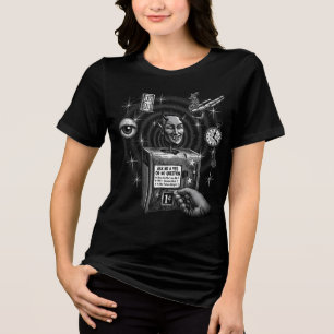Camiseta Gráfica Retro Máquina da Sorte do Diabo
