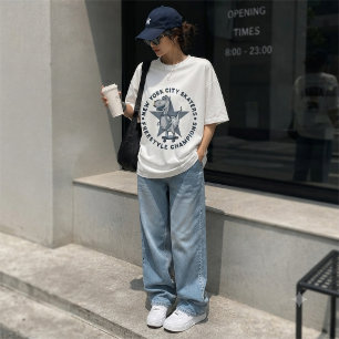 Camiseta Gráfica Retro Vintage de Skaters de Nova