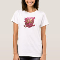 Camiseta Gráfica Rosa Caprichosa TOOK 30 LOOK GOOD