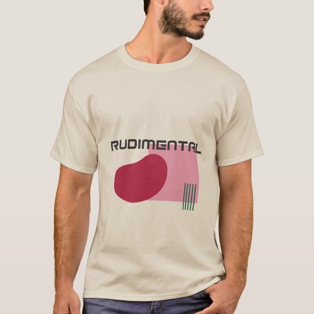 Camiseta gráfica rudimental (Frente)