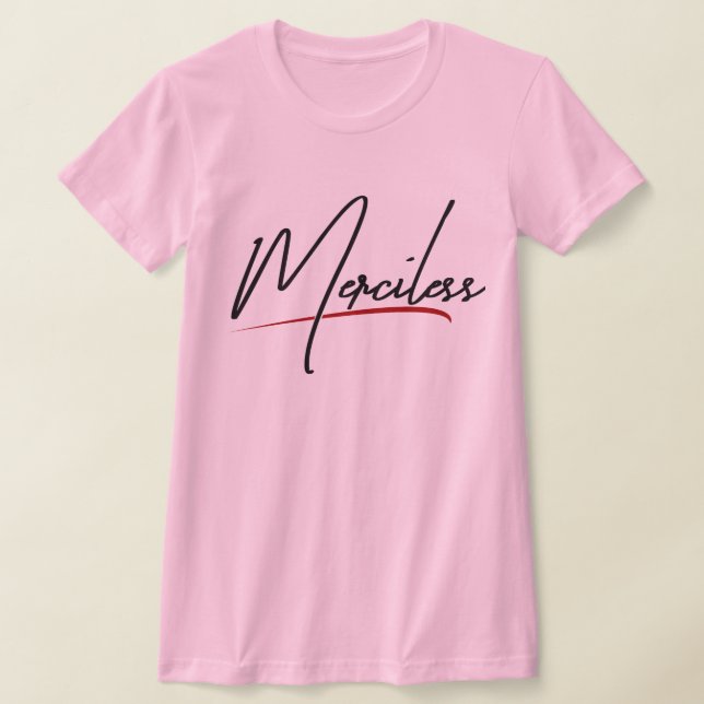 Camiseta Gráfica "Sem Mérito" - Roupa Gráfica Negr (Postura )