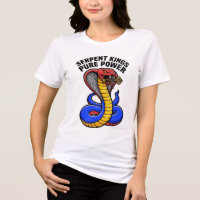 Camiseta Gráfica Serpent Kings Pure Power Cobra