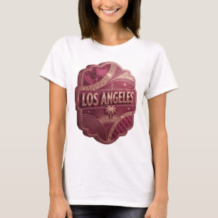 Camiseta Gráfica Sharp Gold LOS ANGELES