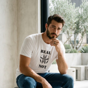Camiseta Gráfica Simbólica de Máscara Dividida Abs