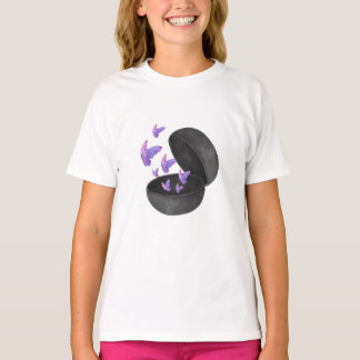 Camiseta Gráfica Sonhos de Borboleta