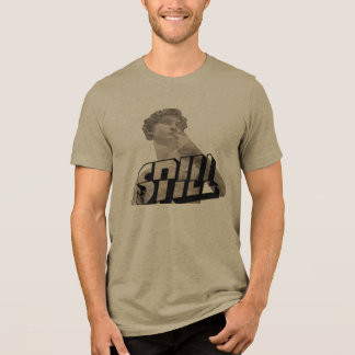 Camiseta Gráfica "Spill" com Estátua Grega Estétic