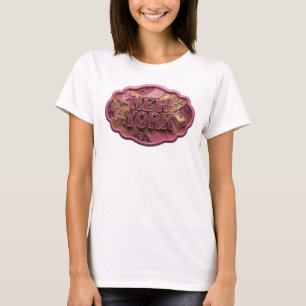 Camiseta Gráfica Statement Gold NEW YORK