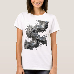 Camiseta Gráfica Statement Silver GEARS IN MOTION