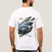 Camiseta Gráfica Street Eagle Drift Car Urban Raci