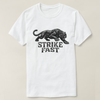 Camiseta Gráfica “Strike Fast” Panther – Feroz