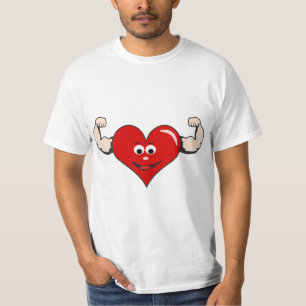 Camiseta Gráfica Strong Heart Masculina - Motivaçã