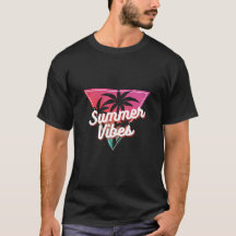 Camiseta Gráfica Summer Vibes – Tropical Fashion 
