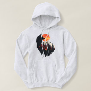Camiseta Gráfica Sunset Escalonada do Lobo Majesto