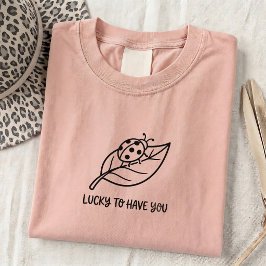 Camiseta Gráfica SVG de Citação de Sorte de Joanin