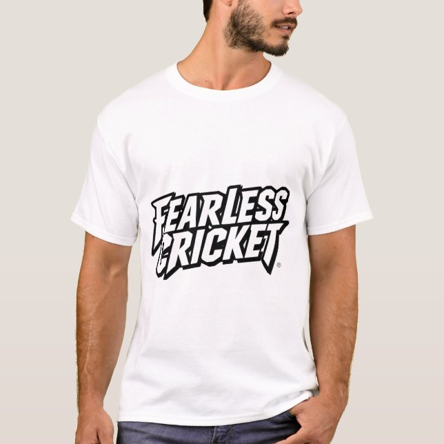 Camiseta Gráfica T20 Fearless Cricket (Frente)