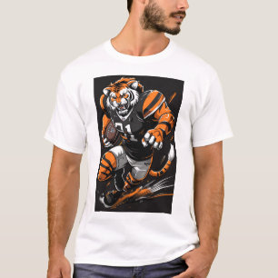 Camiseta Gráfica T-Shirt Bengal Bold Tiger Mascot
