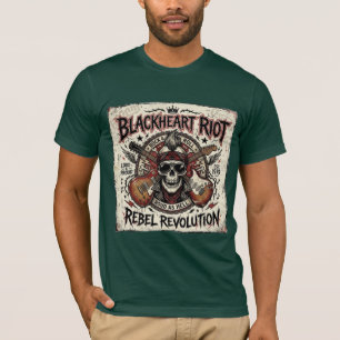 Camiseta Gráfica "The Headliner" Caveira Rebelde