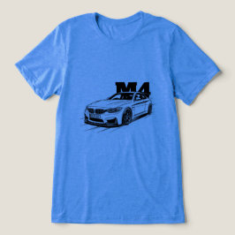 Camiseta Gráfica Vetorial de Carro Esportivo Minim