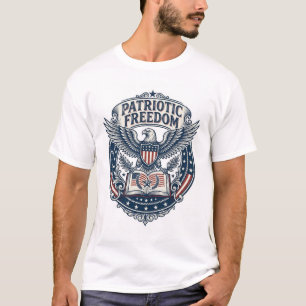 Camiseta Gráfica Vetorial do Clube do Livro Patrió