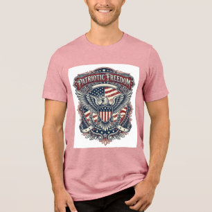 Camiseta Gráfica Vetorial do Dia dos Pais Patriota