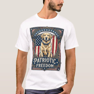 Camiseta Gráfica Vetorial do Golden Retriever Patr