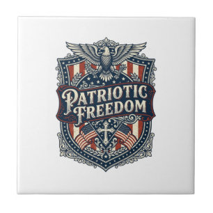 Camiseta Gráfica Vetorial Fé Patriótica Família Li