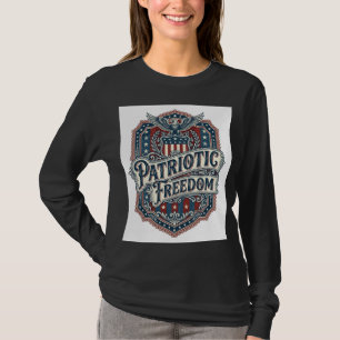 Camiseta Gráfica Vetorial Gospel Country Patriótic