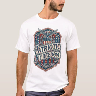Camiseta Gráfica Vetorial Gospel Country Patriótic