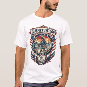 Camiseta Gráfica Vetorial Patriota Beachcomber_1