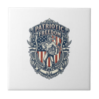 Camiseta Gráfica Vetorial Patriótica de Feira de P