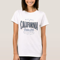 Camiseta Gráfica Vintage da Califórnia Golden Stat