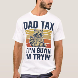 Camiseta Gráfica Vintage de Guaxinim do Imposto do