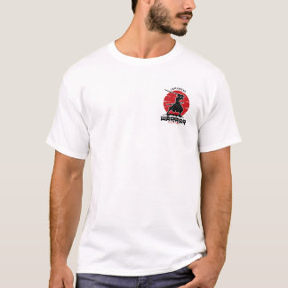 Camiseta Gráfica Vintage de Guerreiro Samurai Japo