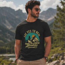 | Camiseta Gráfica Vintage de Montanha para Trilha