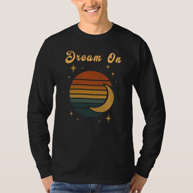 Camiseta Gráfica Vintage Sonhe (Frente)