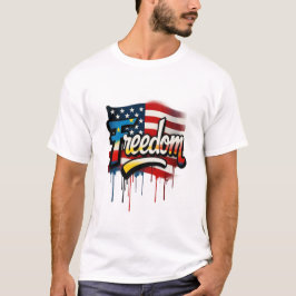Camiseta Gráfica Vushii American Freedom