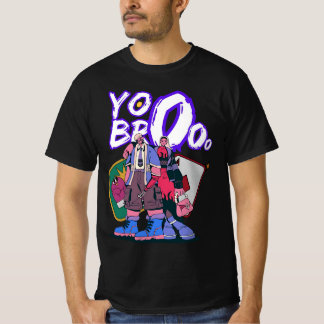 Camiseta Gráfica Yo Bro Anime Streetwear