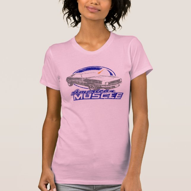 Camiseta Gráfico 1968 americano do músculo de Camaro SS (Frente)