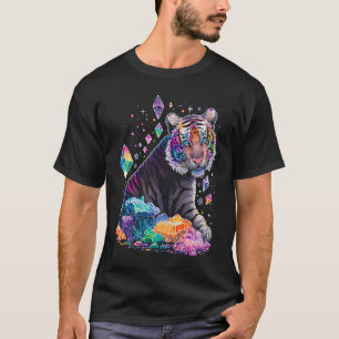 Camiseta Gráfico 1 de Cristais de Tigre Esotérico