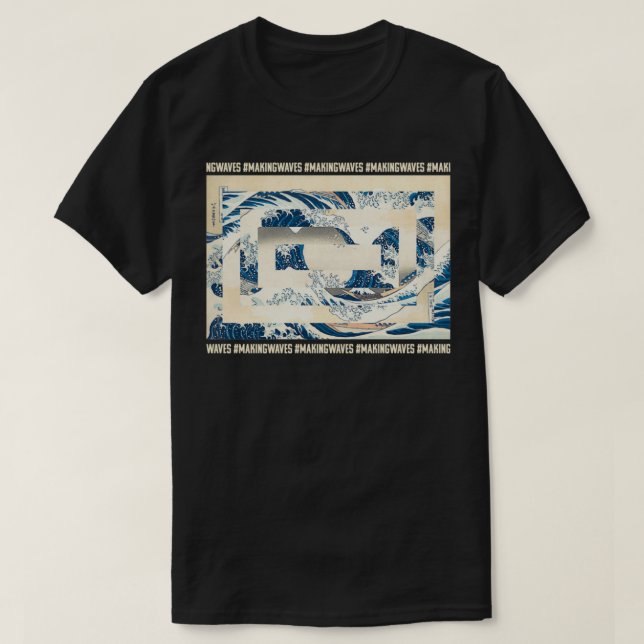 Camiseta Gráfico 2 da Onda do Excelente MakingWaves (Frente do Design)